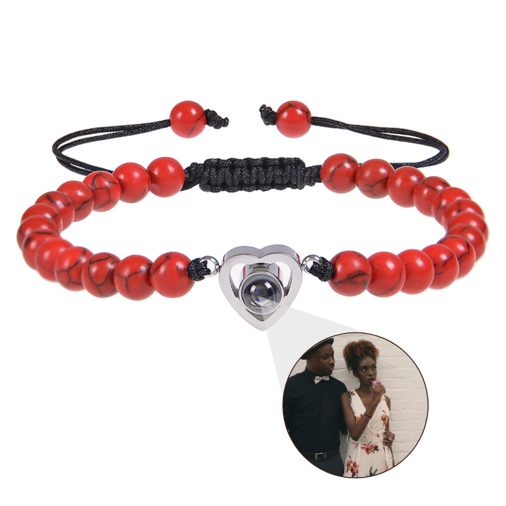 Photo Bracelet – Red With Black?