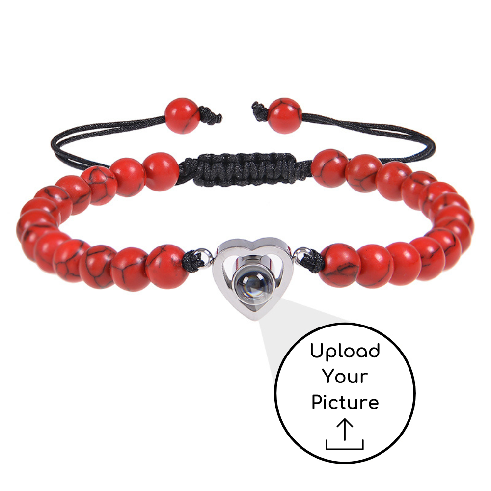 Photo Bracelet – Red With Black?