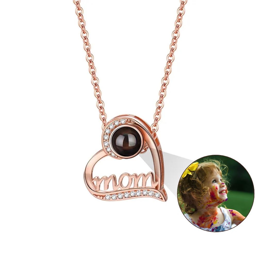 Photo necklace with a picture inside. Can be customized using a picture.