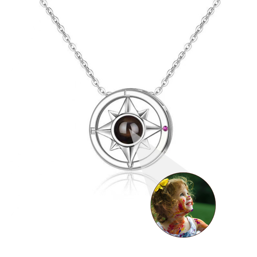 Photo Necklace – Compass