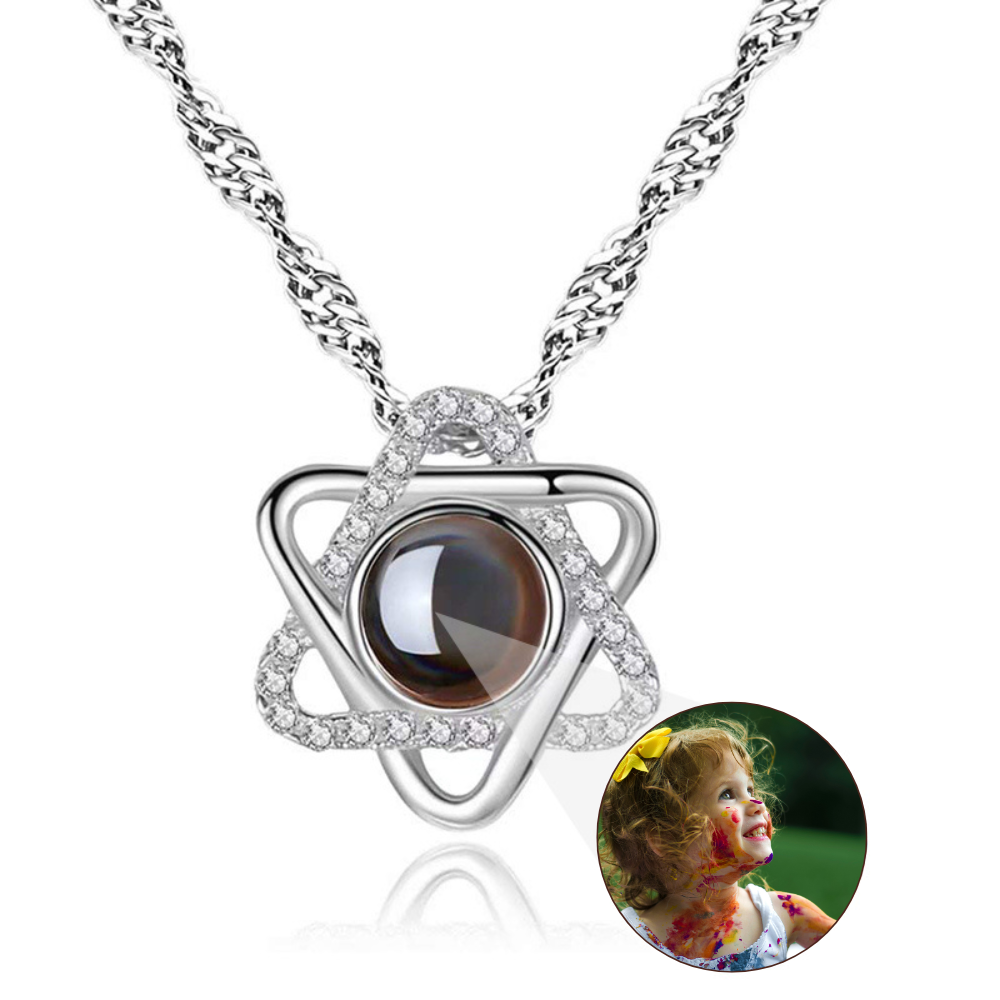 Photo Necklace – Hexagram